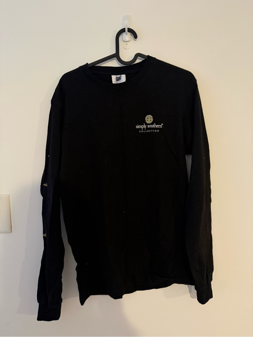 Simply Southern Black Long Sleeve T shirt